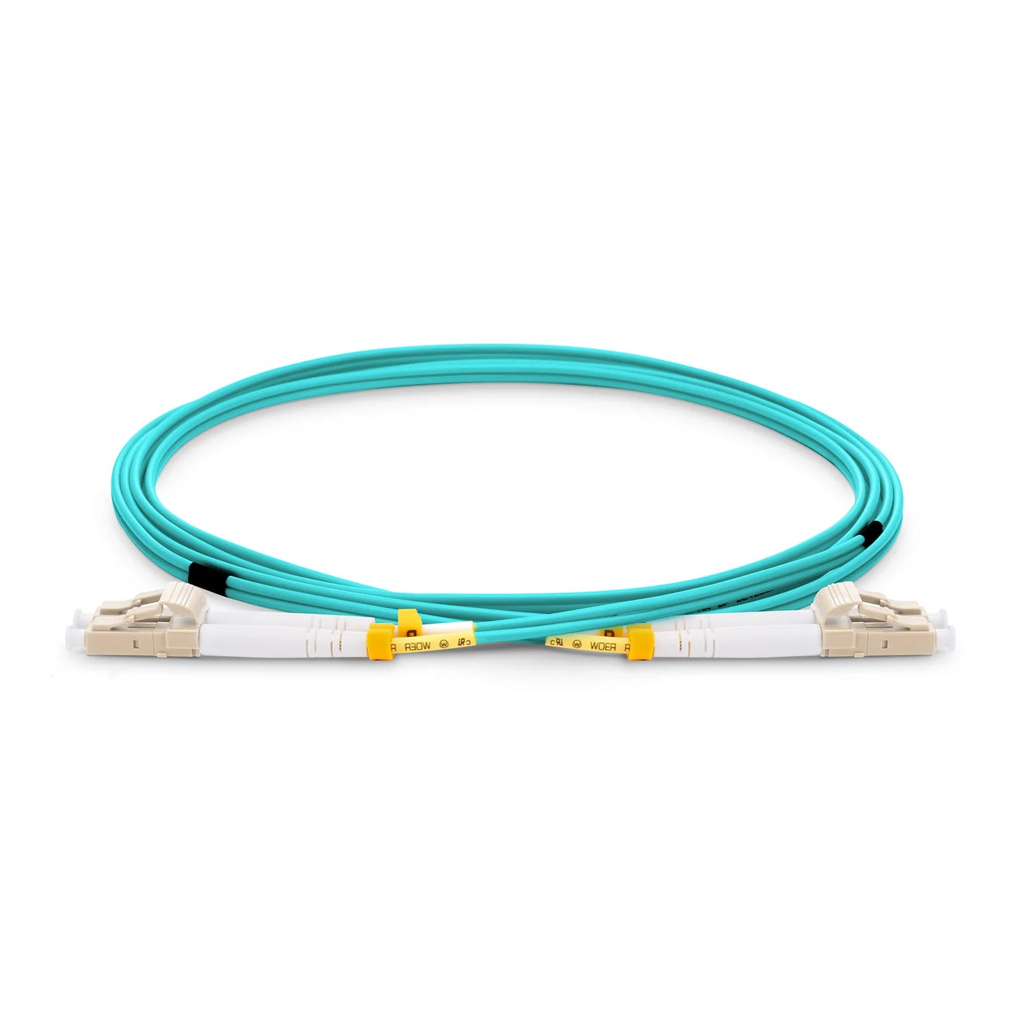 LC UPC to LC UPC Duplex OM4 2.0mm LSZH Multimode Fiberkabel